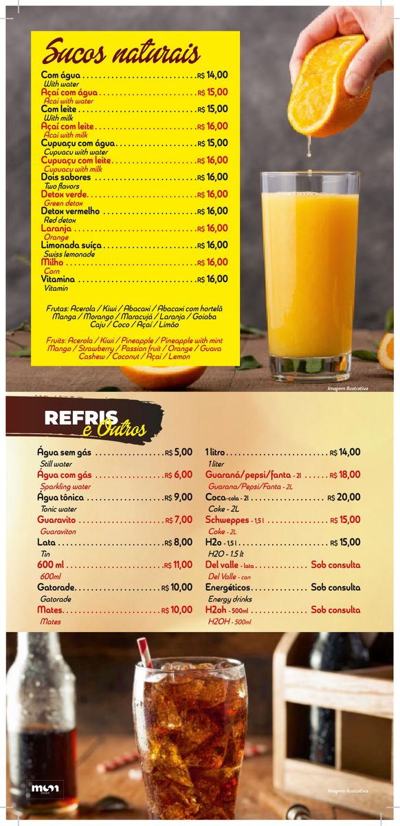 Página 6 do cardápio do Ponto da Esfiha Higienópolis